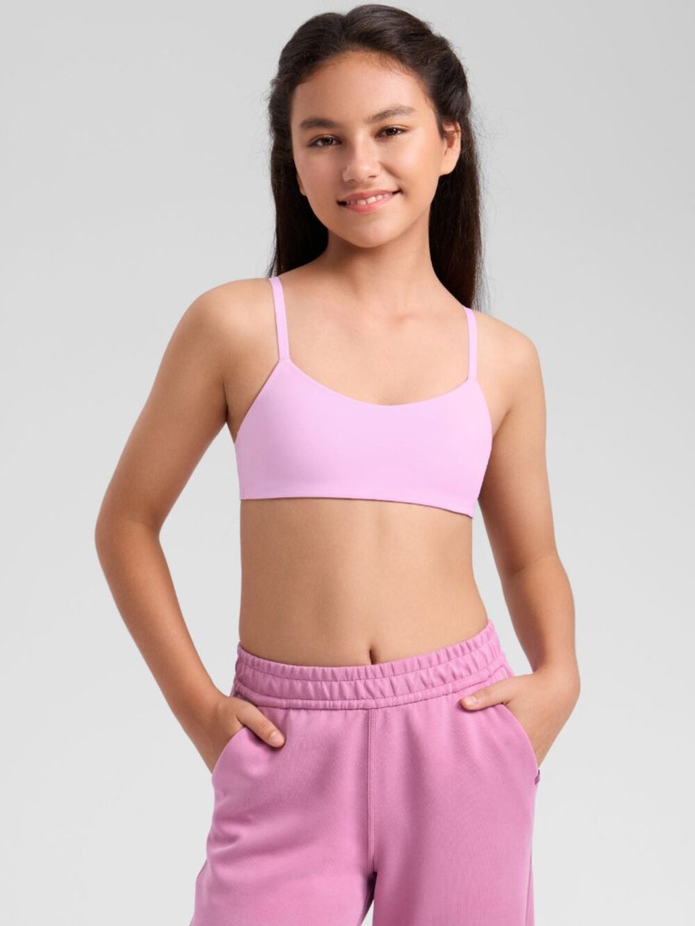 Girls Softhold Mold Adjustable Strap Bra